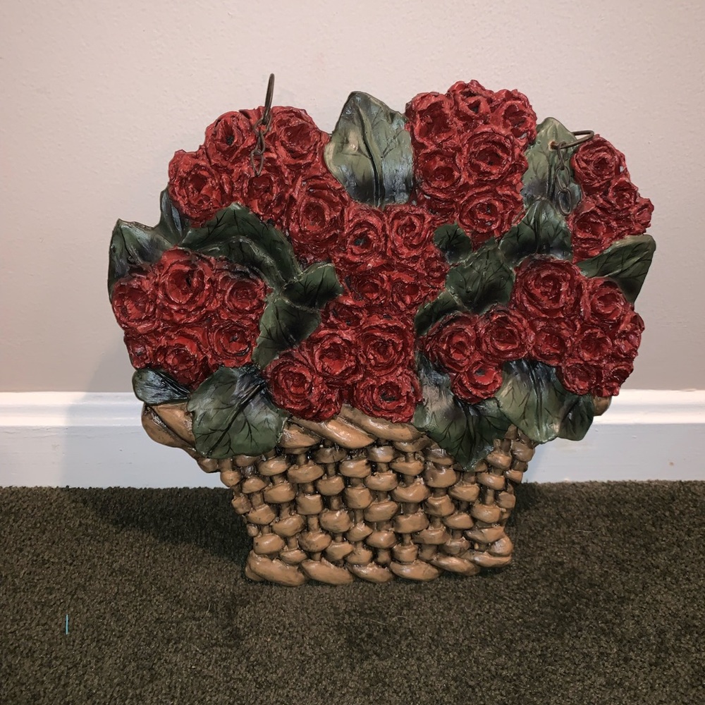 K & K interiors rose basket